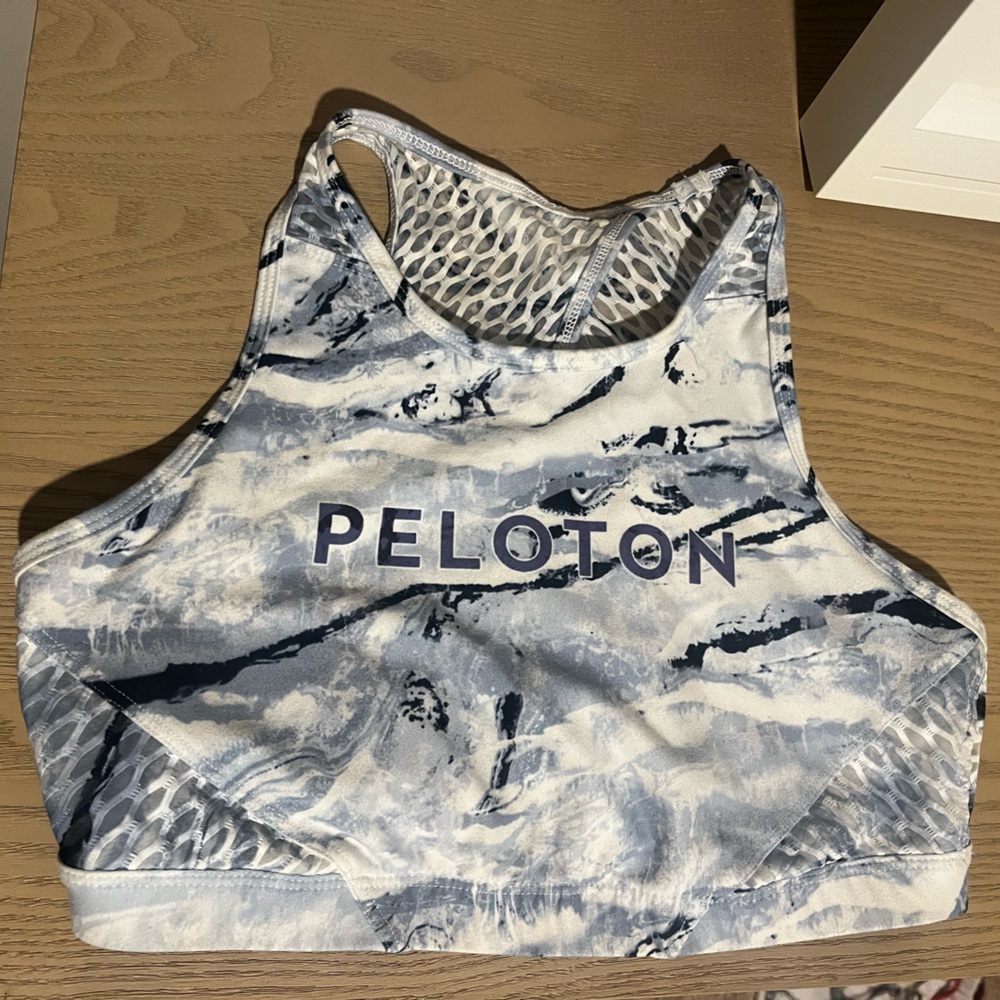 Peloton X WITH Marble Geode Sports Bra Size Medium